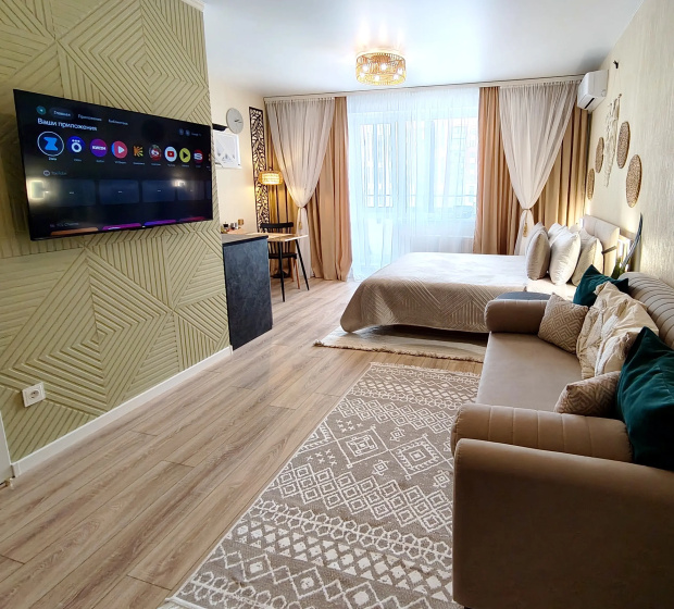 Цены на Квартира Уютная квартира рядом с термами Voda и Гольф клубом в Челябинске