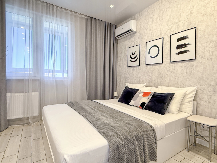 Апартаменты Du Soleil Grey&White с Видом на Море — отель с удобным расположением в Анапе