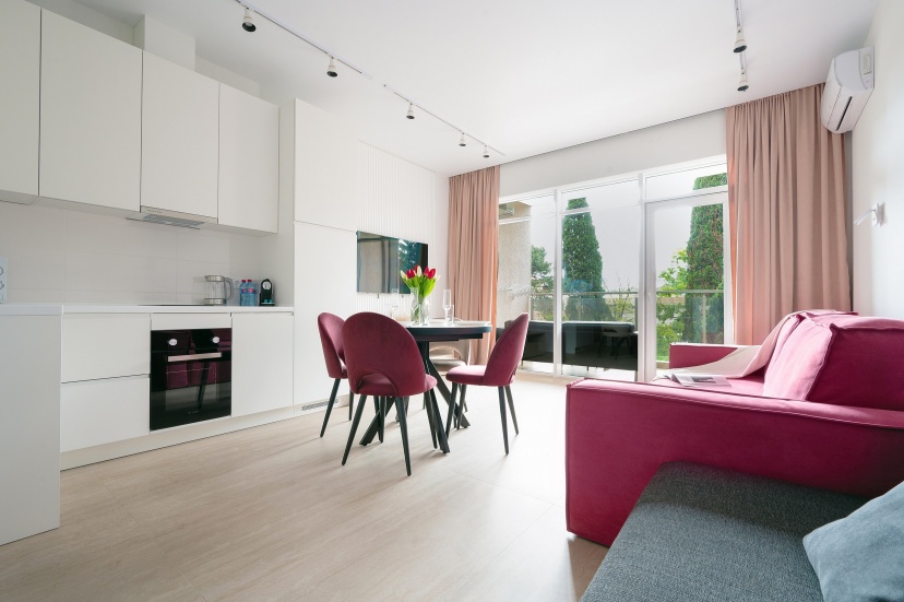 Апартаменты Red Apartment Светлана Парк Элис — отель с удобным расположением в Сочи