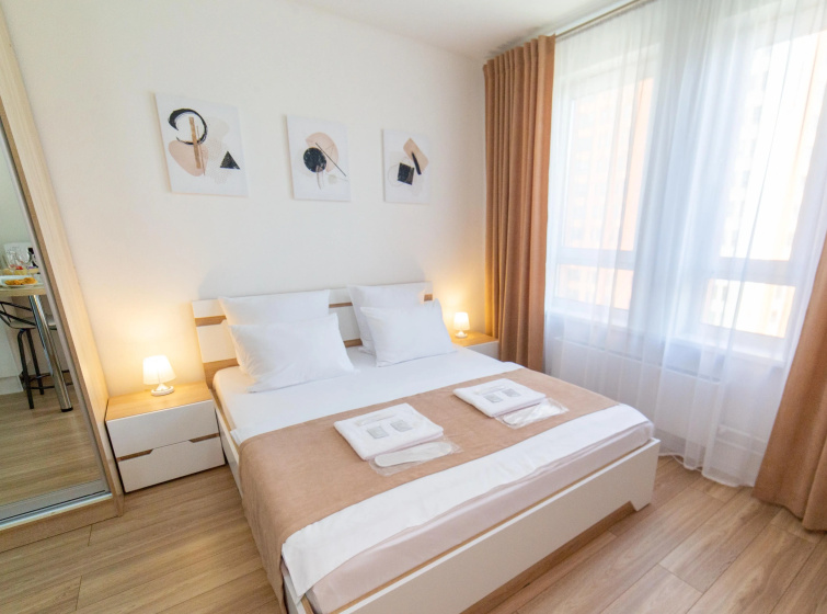 Apartamenty Uutnaa Studia 65 let Pobedy 4/9 — отель с удобствами в Калуге