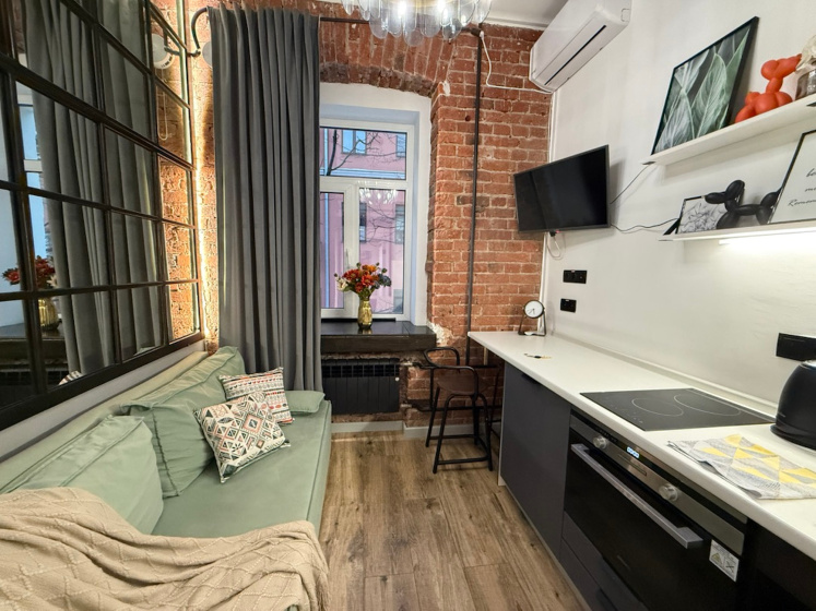 Апартаменты EasyGuest в стиле loft у метро Трубная — комфортный отель в Москве