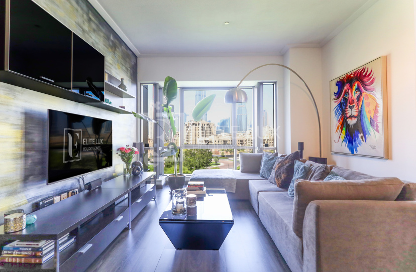Апартаменты Elite LUX Holiday Homes - Luxe 2BR Stunning Burj Khalifa View Downtown Dubai — забронировать отель в Дубае