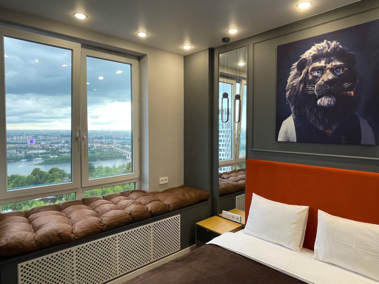 Апартаменты Lion от сети Yellowpin в центре Нижнего Новгорода — отель с удобствами в Нижнем Новгороде