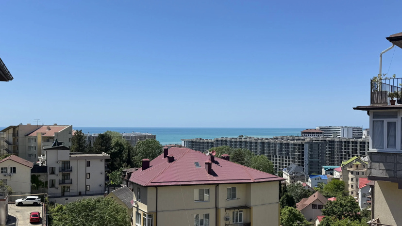Апартаменты с видом на море до 6 человек  в Мамайке Я на Море — отель в Сочи, Россия