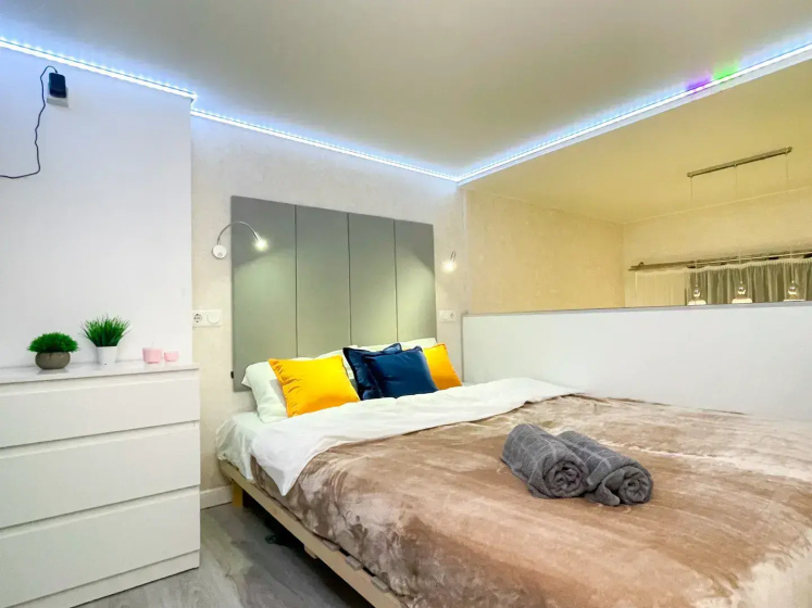 Dvukhurovnevaya Vozle Metro Ryazanskiy Prospekt Dayker City Apartments Flat — отель в Москве, Россия