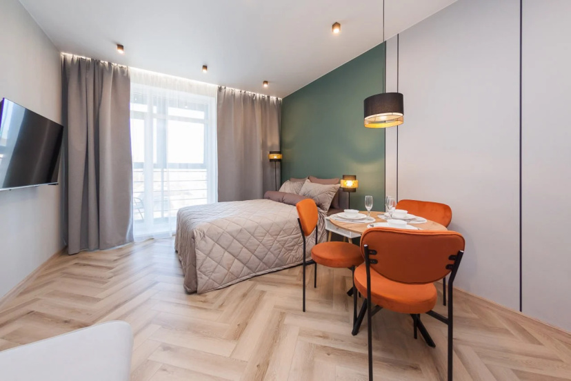 Квартира Hygge Karelia Aperol Studio — забронировать отель в Петрозаводске