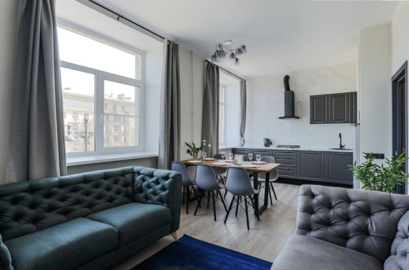 Апартаменты LetYourFlat "Moskovskaya" 3 спальни — отель в Санкт-Петербурге, Россия