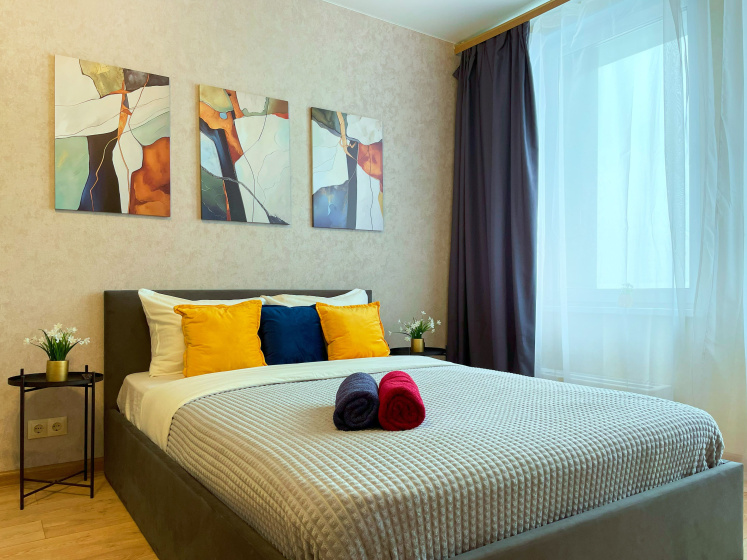 Sovremennaya Studiya u Metro Nizhegorodskaya Flat — отель с удобствами в Москве