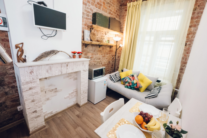 Цены на Апартаменты Стильная двухуровневая студия LOFT 1 в Санкт-Петербурге