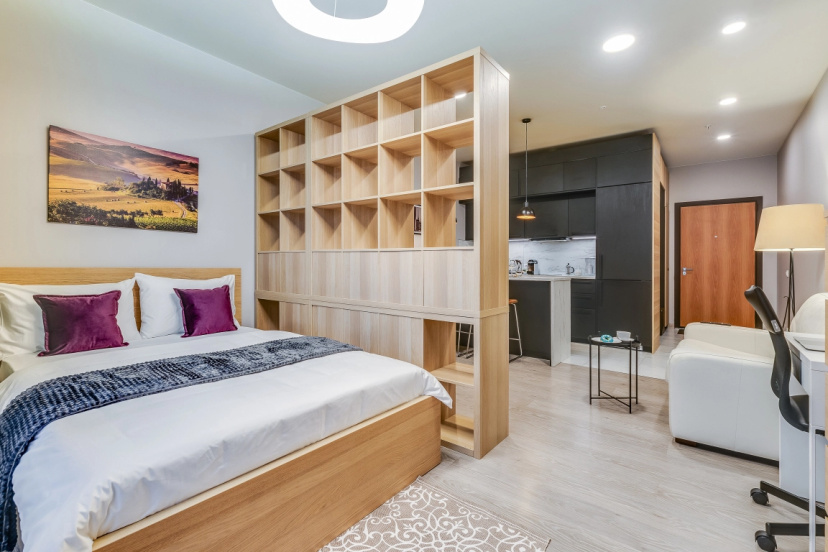 Апартаменты Улучшенные с Видом на Город Business Apartments — отель с удобствами в Москве