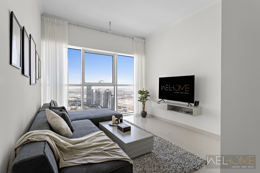 Апартаменты WelHome - Breathtaking 1BR Apt with Balcony and City View — комфортный отель в Дубае