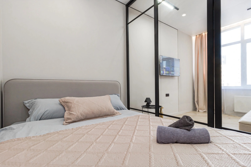 Apartamenty s novym remontom v centre — отель с удобным расположением в Астане
