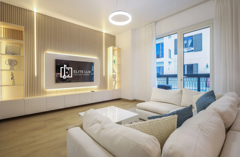 Апартаменты Elite LUX Holiday Homes - 1BHK Beachside Retreat at Port De La Mer Dubai — забронировать отель в Дубае