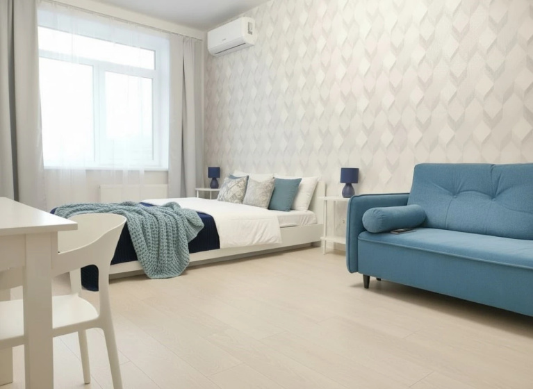 Квартира Nice в ЖК Маяковский от DeNewHome с Видом на Водохранилище — отель в Воронеже, Россия