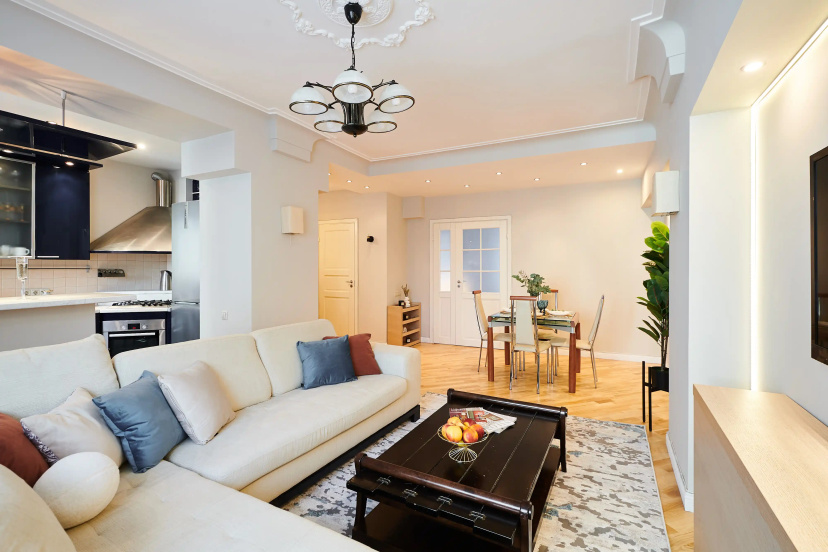 Квартира GM Apartments Трехкомнатные в стиле Европы — забронировать отель в Москве