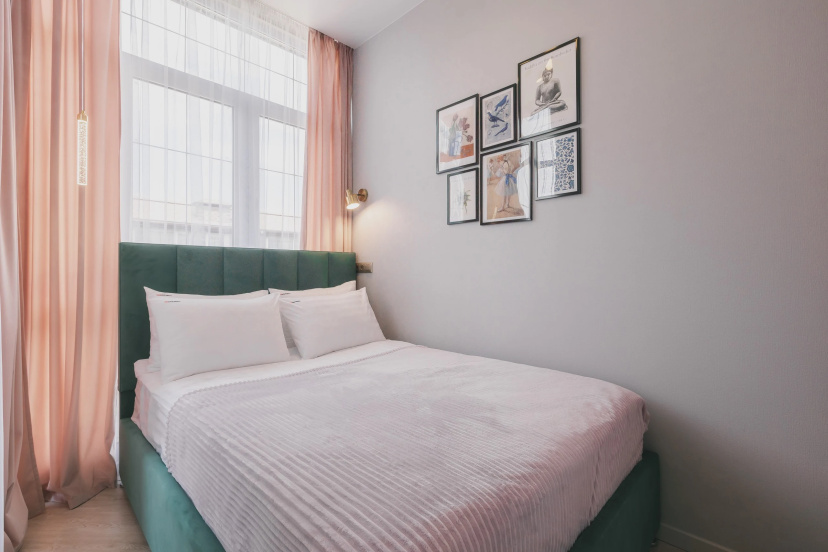 Апартаменты Red Apartments Арт Лайт Сити Гойя — отель с удобным расположением в Сириусе