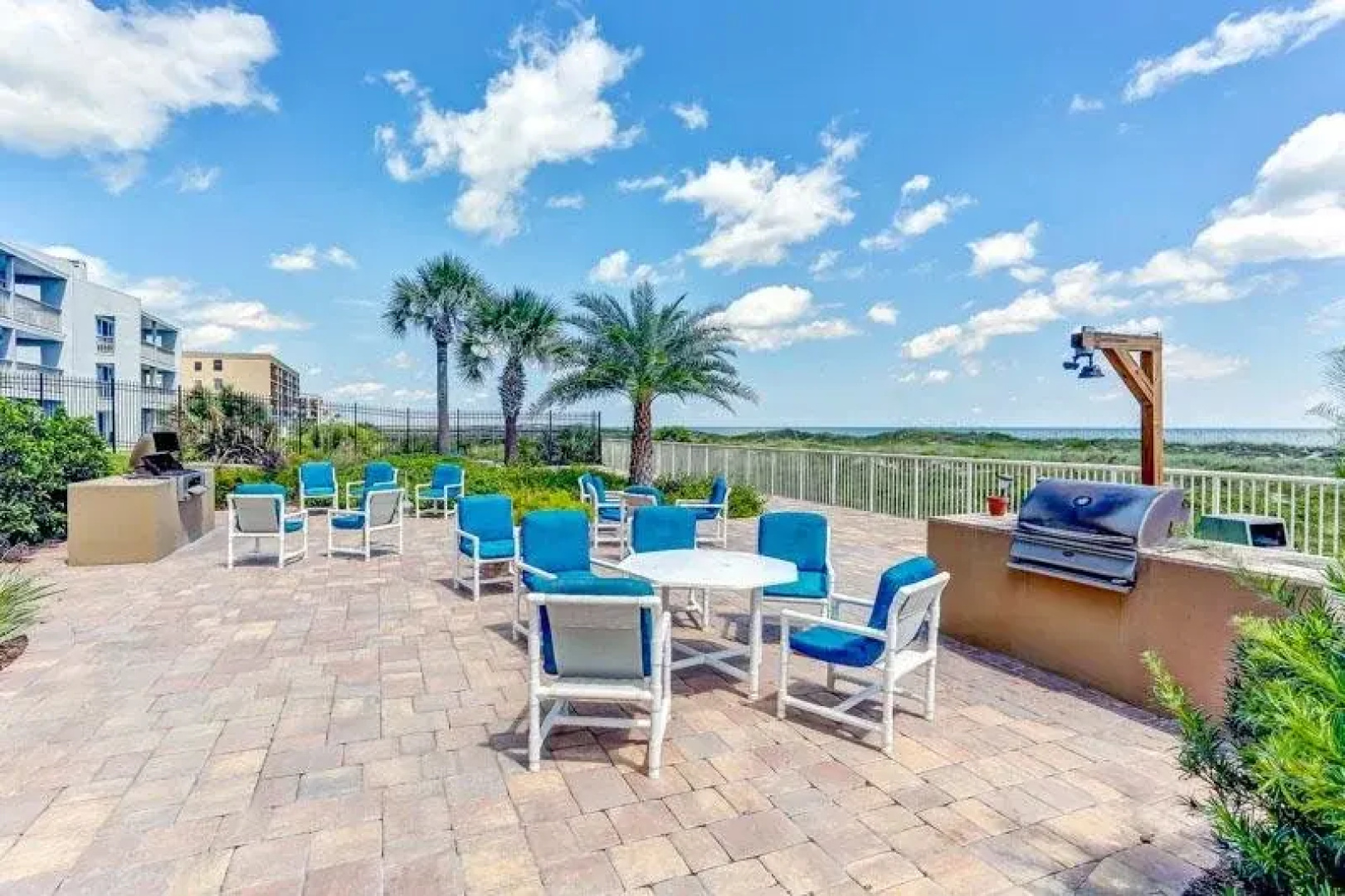 Upper unit Overlooking the Beautiful Outdoor Space and Pier by RedAwning