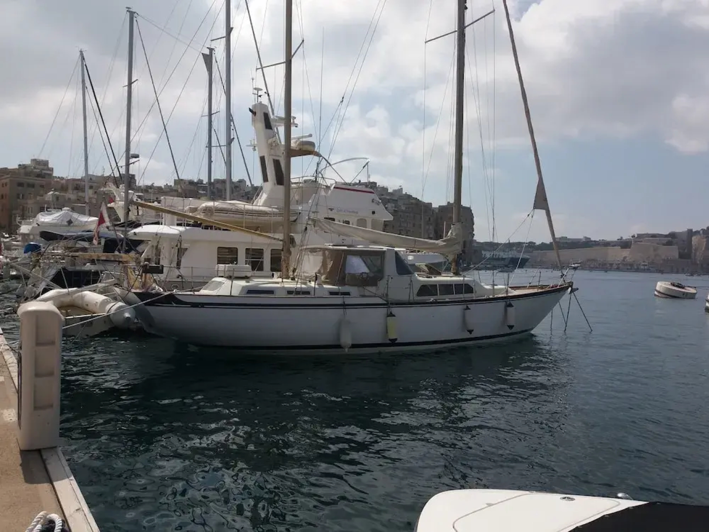 Valletta Grand Harbor Sailing Boat