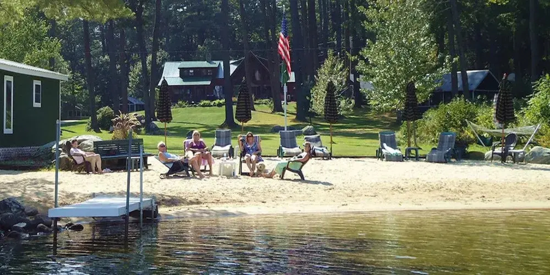 Schoolhouse at Gilmore Camps on Kezar Lake