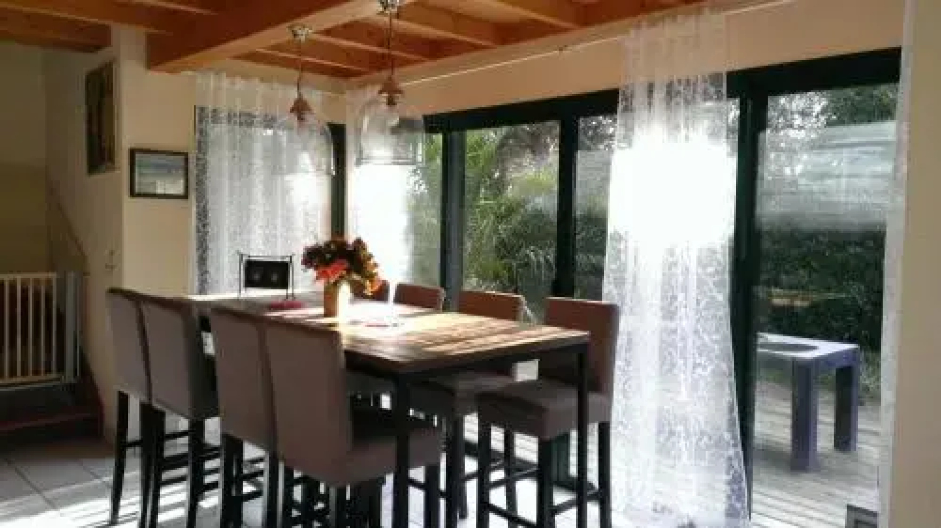 Maison en bord mer