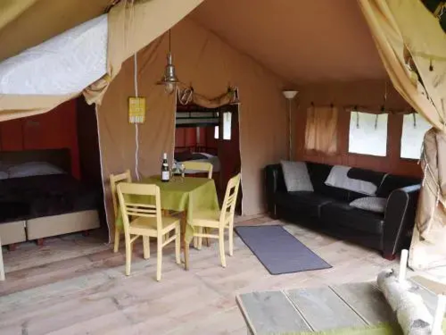 Glamping im Safaritent