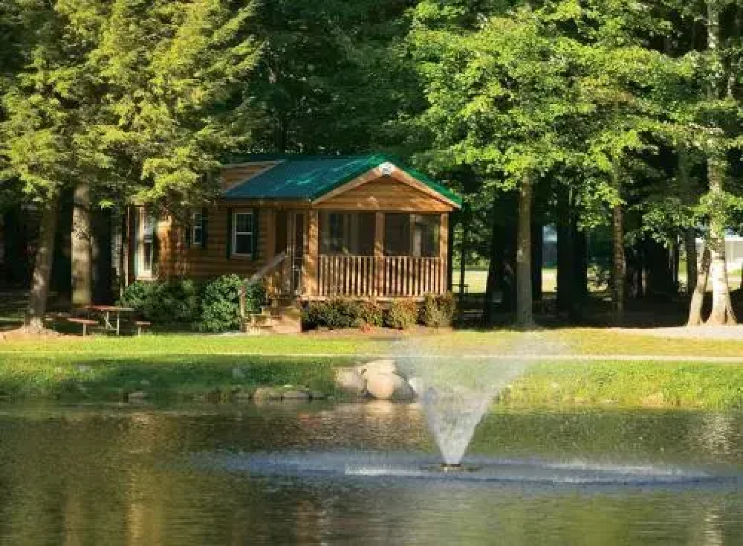 Alpine Lake Lakefront Cabin 6