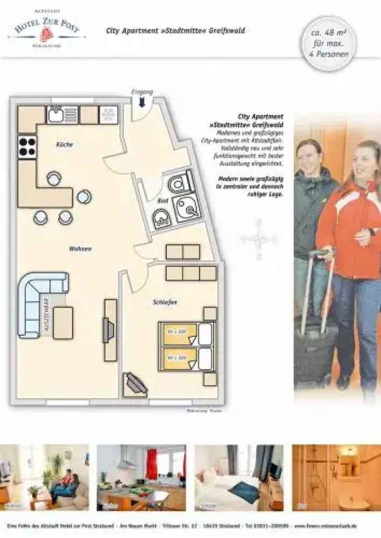 City-Appartements und Ferienwohnungen Greifswald