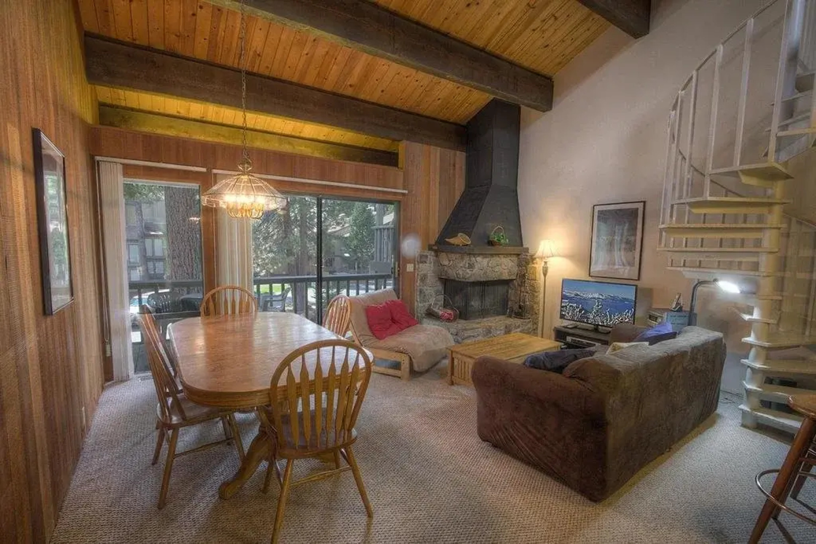 Spiral Staircase by Lake Tahoe Accommodations