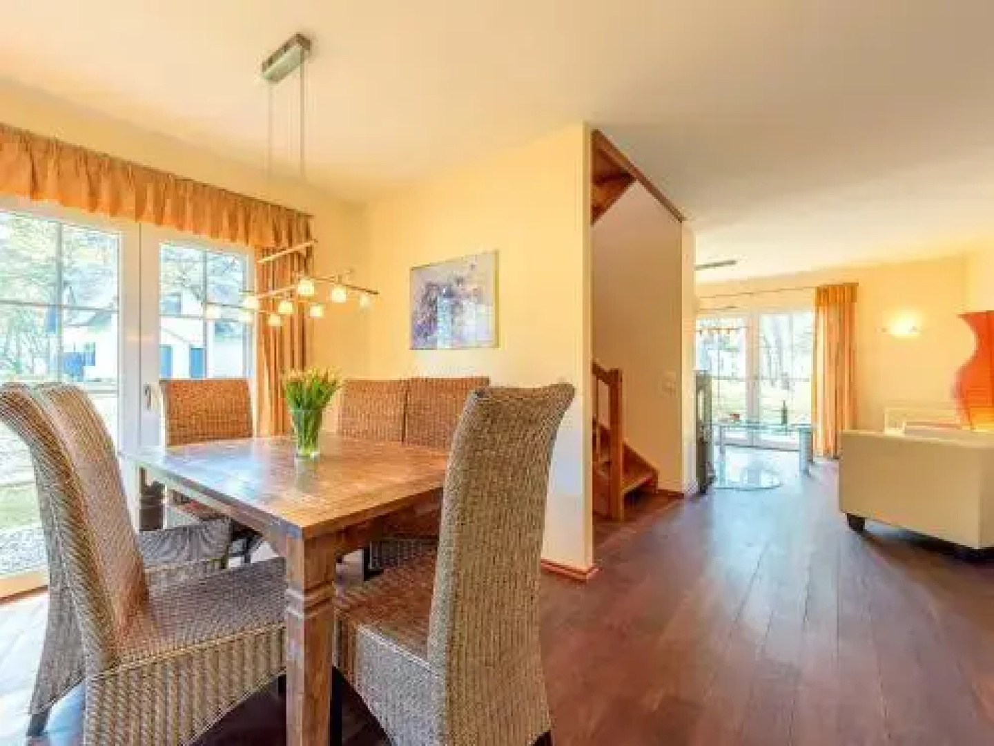 Reetdachhaus mit Sauna, Kamin & Terrasse - D 028.032