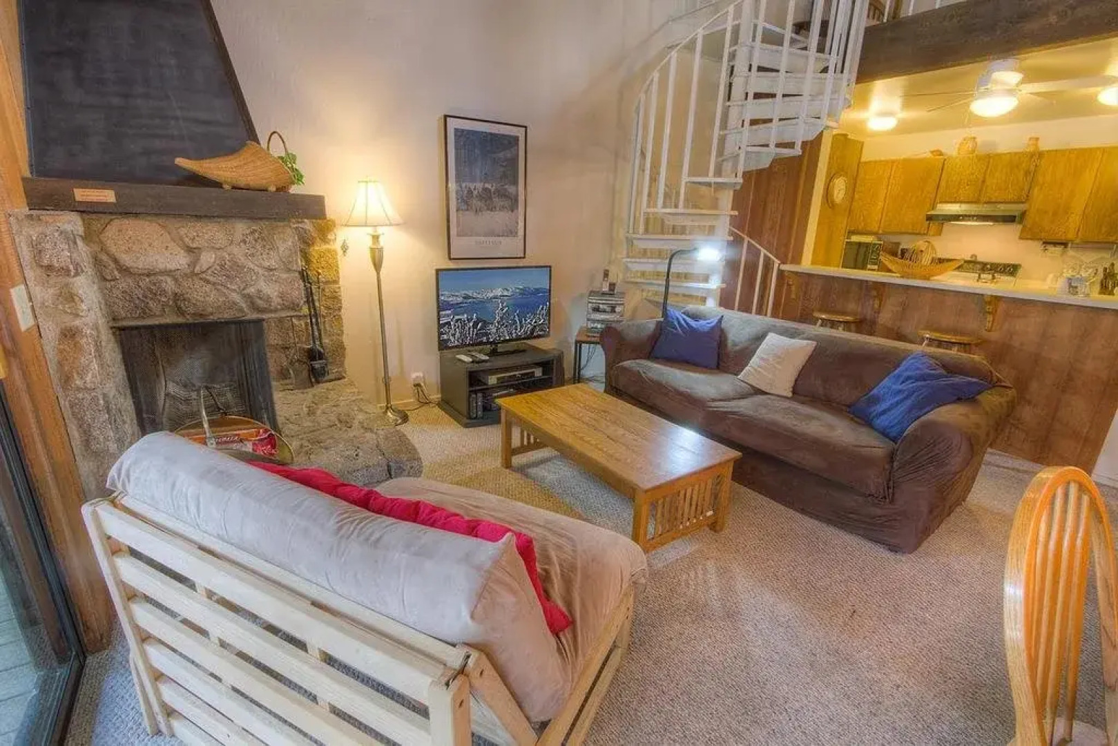 Spiral Staircase by Lake Tahoe Accommodations