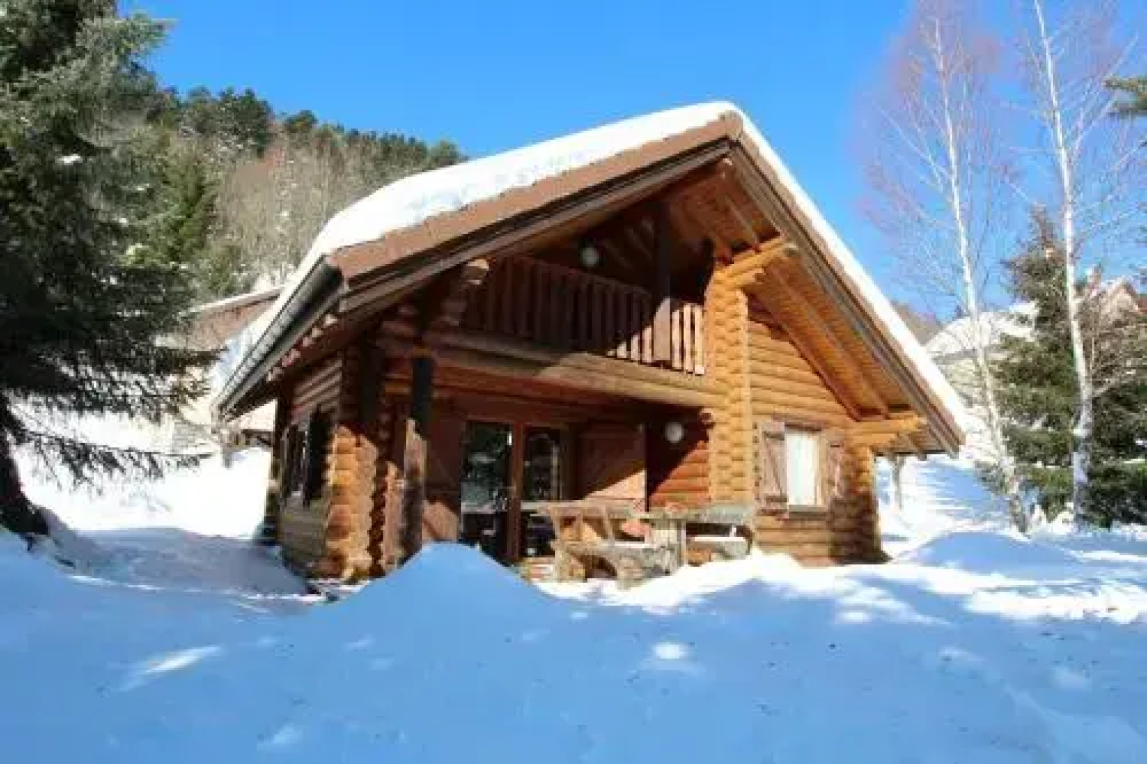Chalet Individuel en Rondins Vologne 2 Chambres