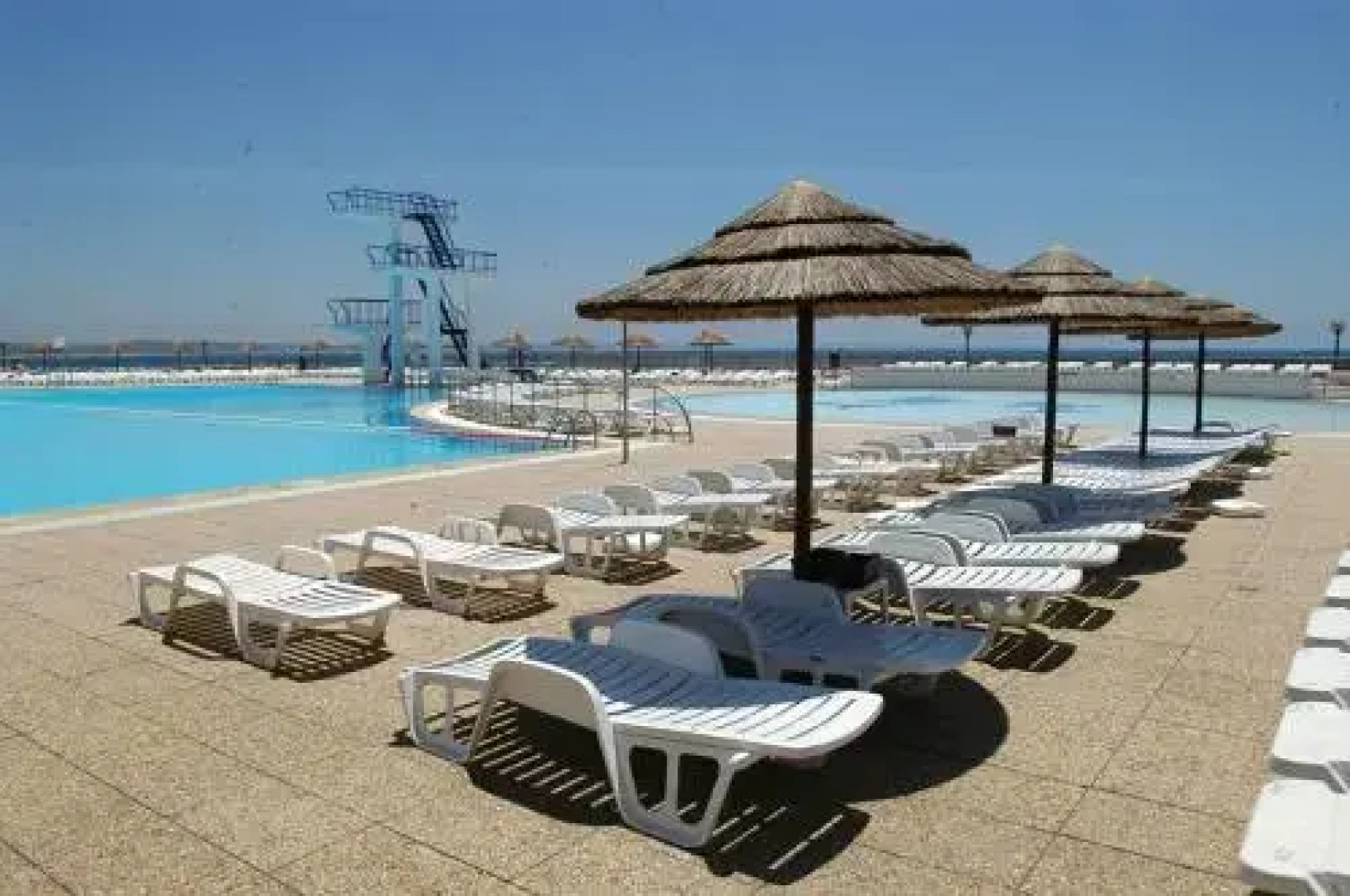 At the beach with a private garden