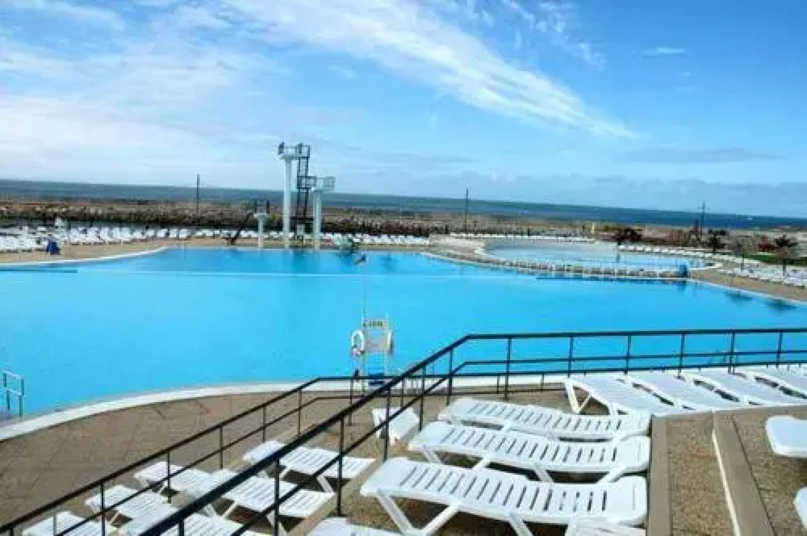 At the beach with a private garden