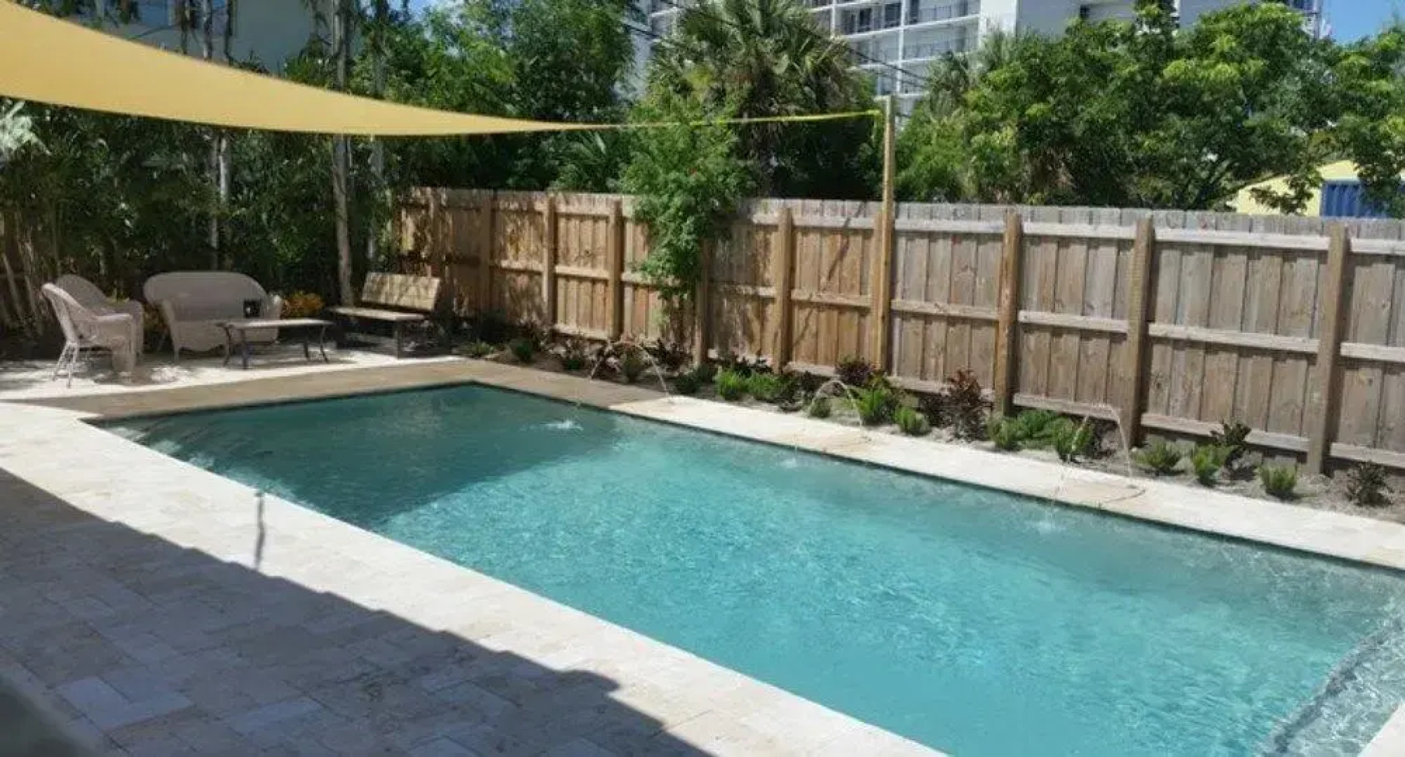 Private Beach and Pool house