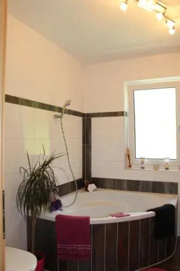 Ferienhaus Alpen Lodge und die Gams