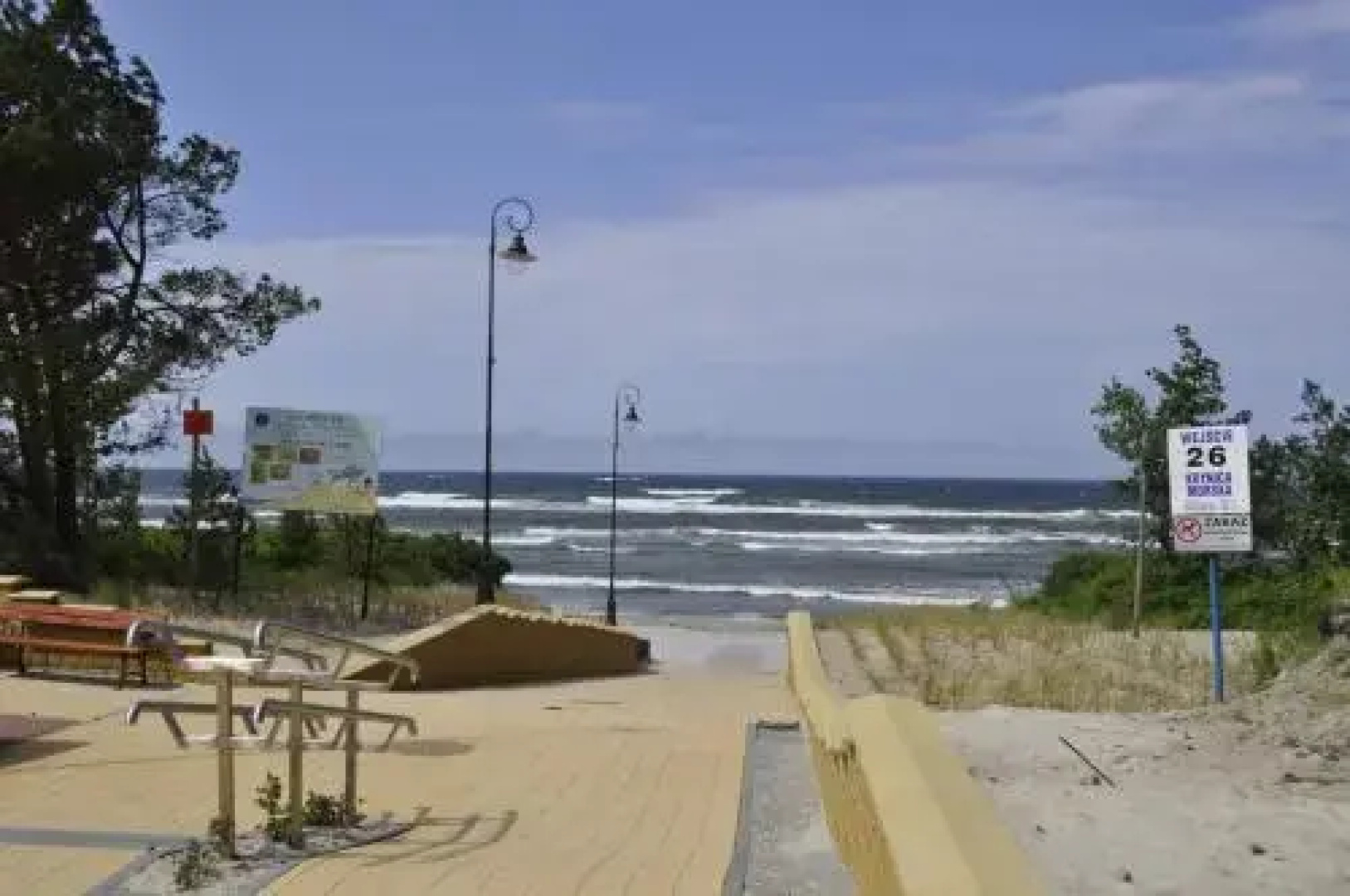 OW Tęcza przy plaży