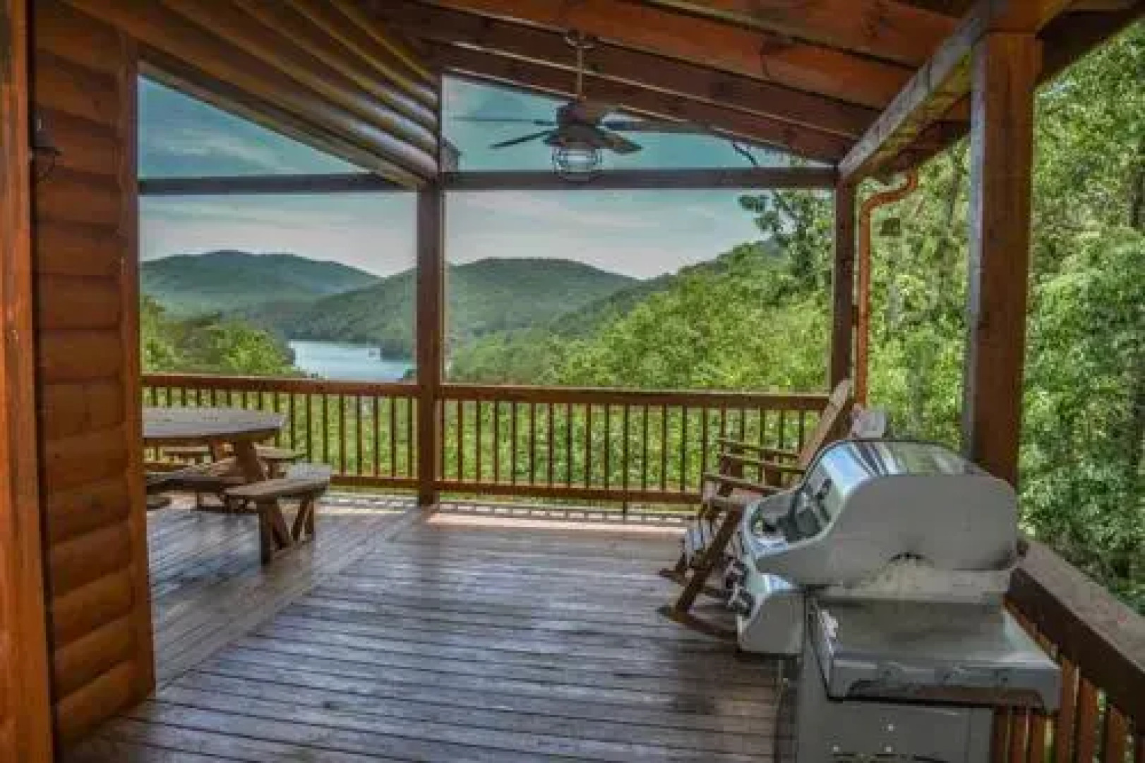 Light`s Mountain Lake Overlook