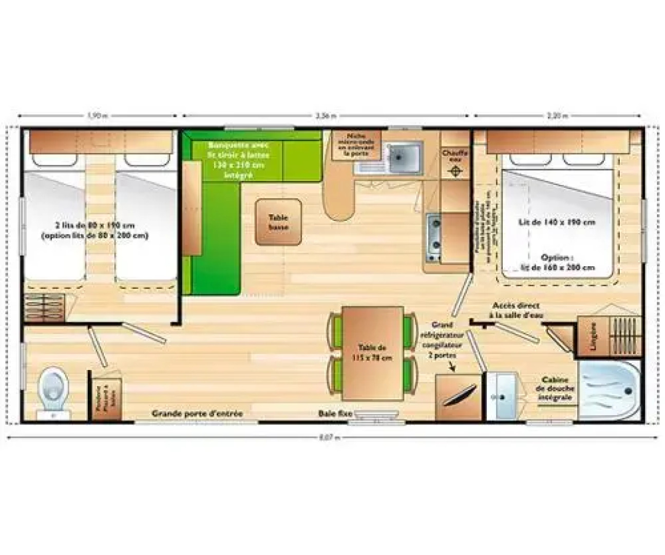 Quest En France Holidays - Mobile Home at Jard Sur Mer