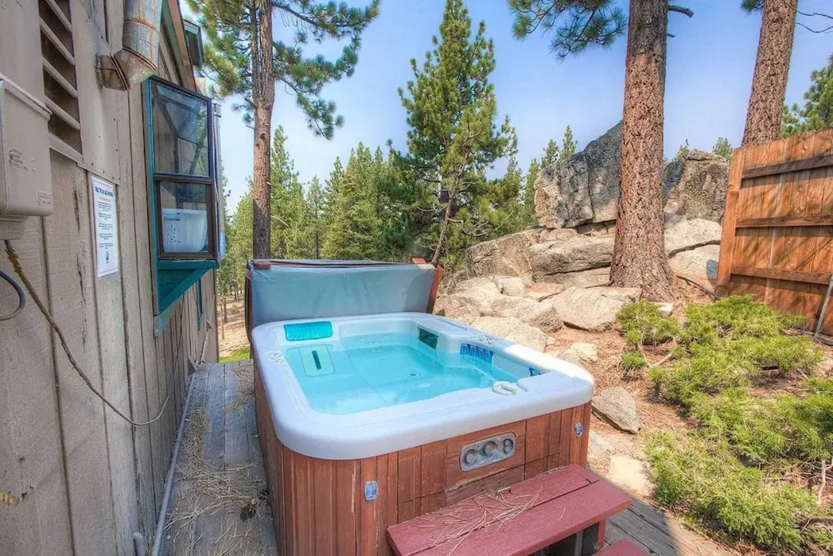 View and Hot Tub at Attractive Home for 12 by RedAwning