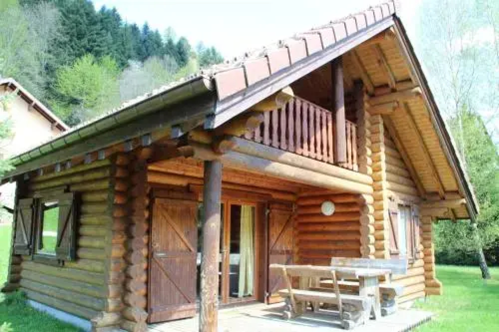 Chalet Individuel en Rondins Vologne 2 Chambres