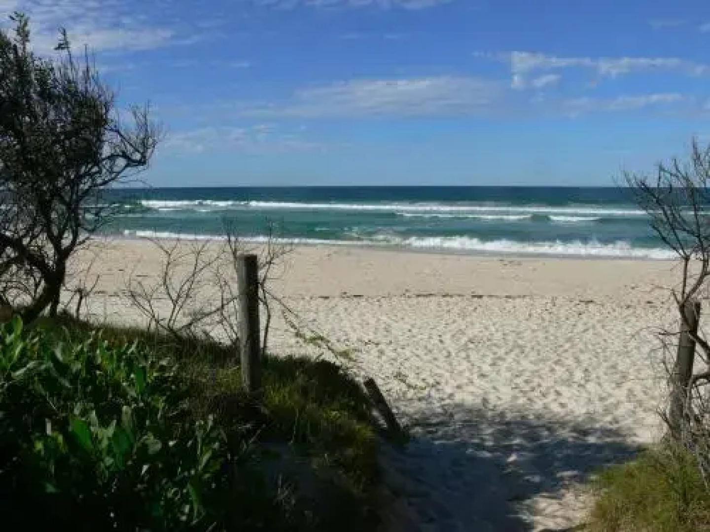 White Waves on the Beach