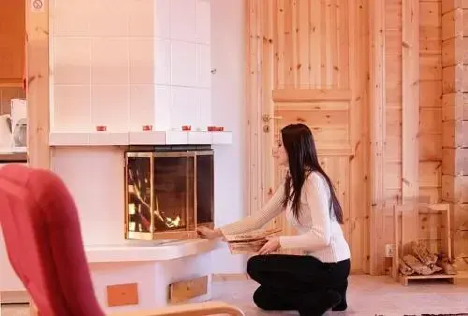 Large timber villa with splendid scenery and nature