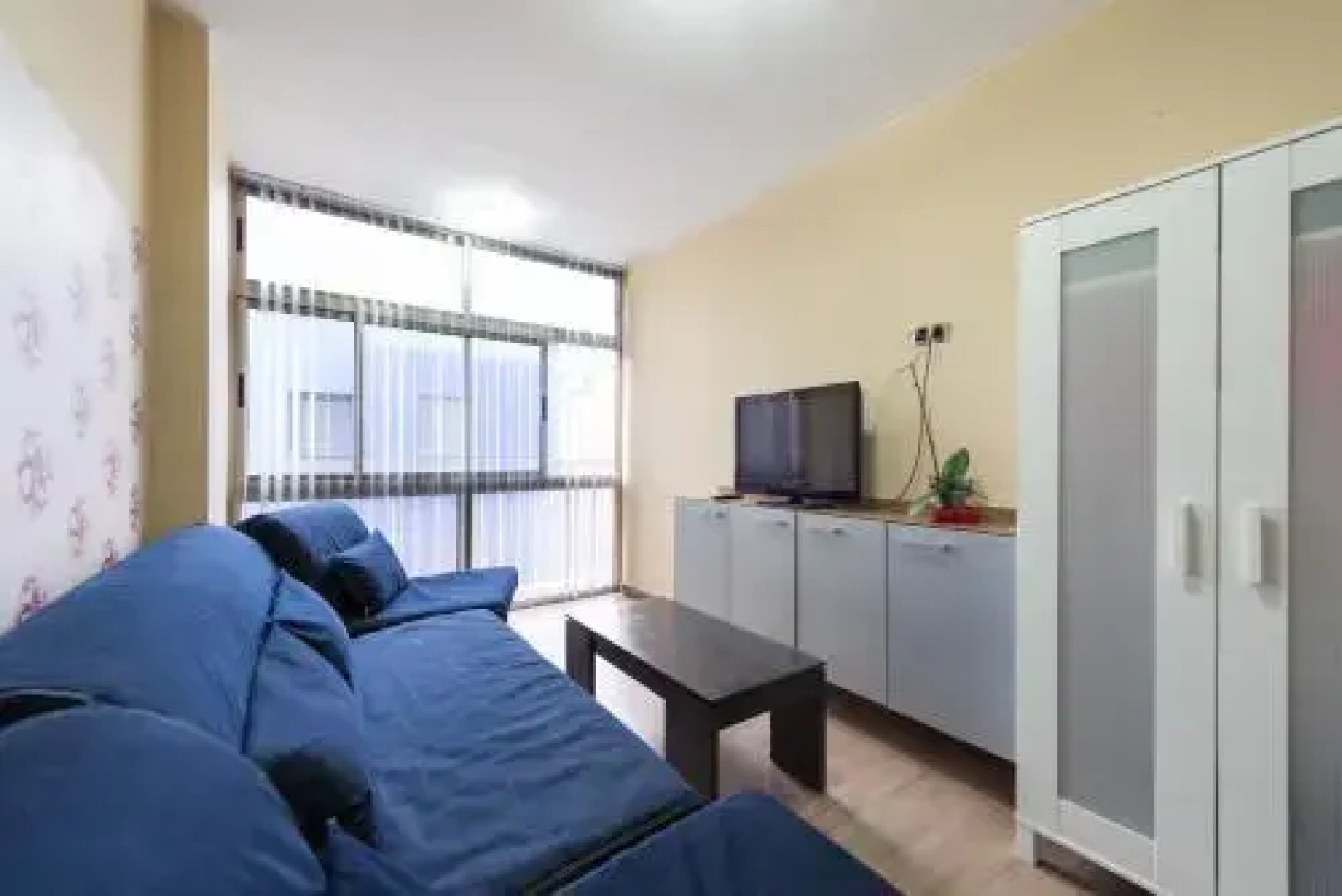 Green water at the beach