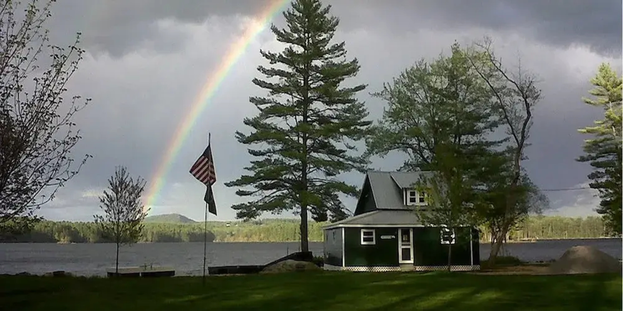 Schoolhouse at Gilmore Camps on Kezar Lake