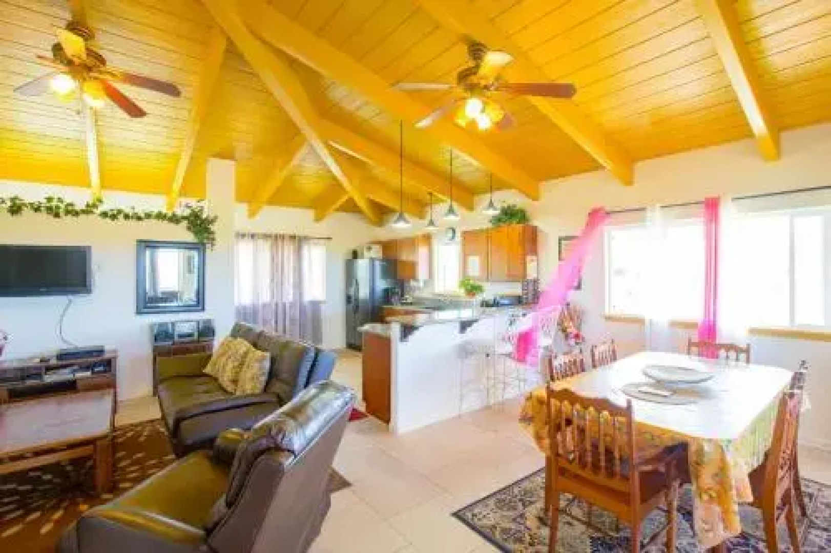 Coconut Palms Vacation Rental near lava fields and beaches