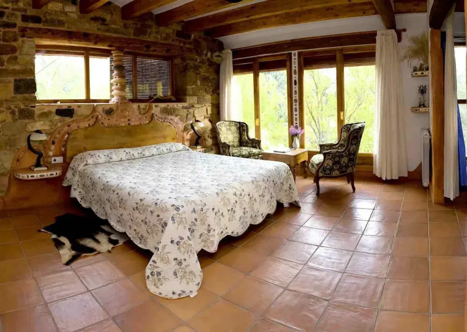 Masía La Posada del río Carbo