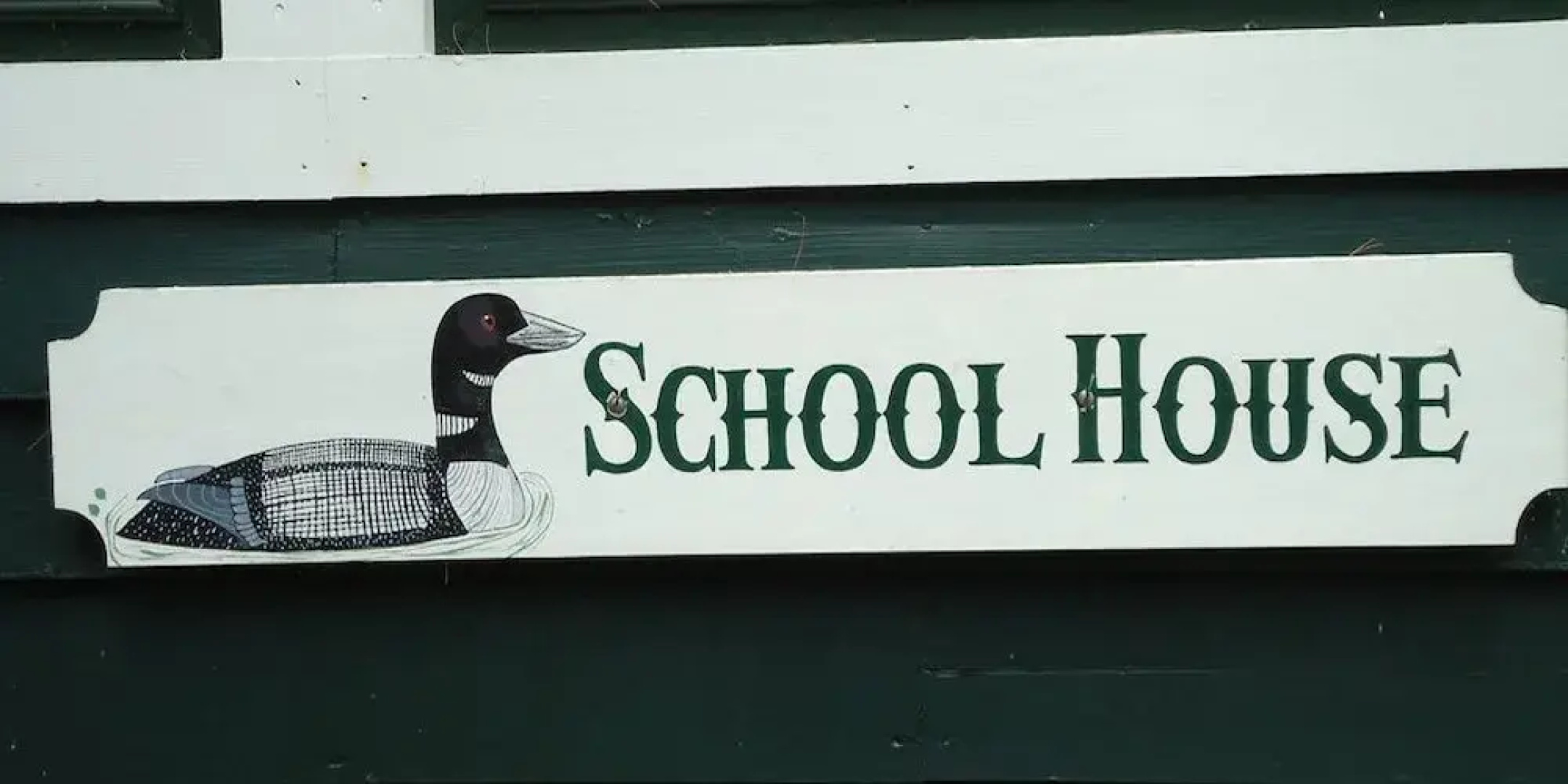 Schoolhouse at Gilmore Camps on Kezar Lake