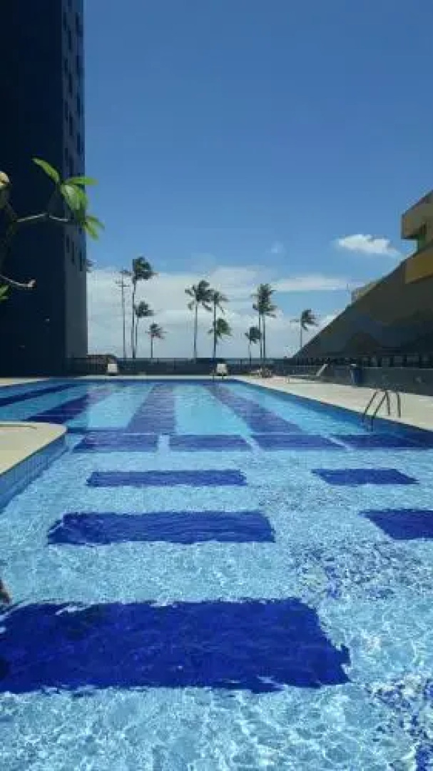 Apartamento Com Linda Vista Mar No Bahia Suites
