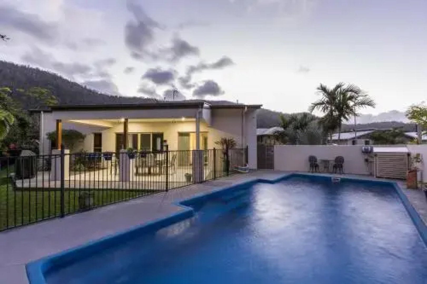 Tropical private holiday house with pool