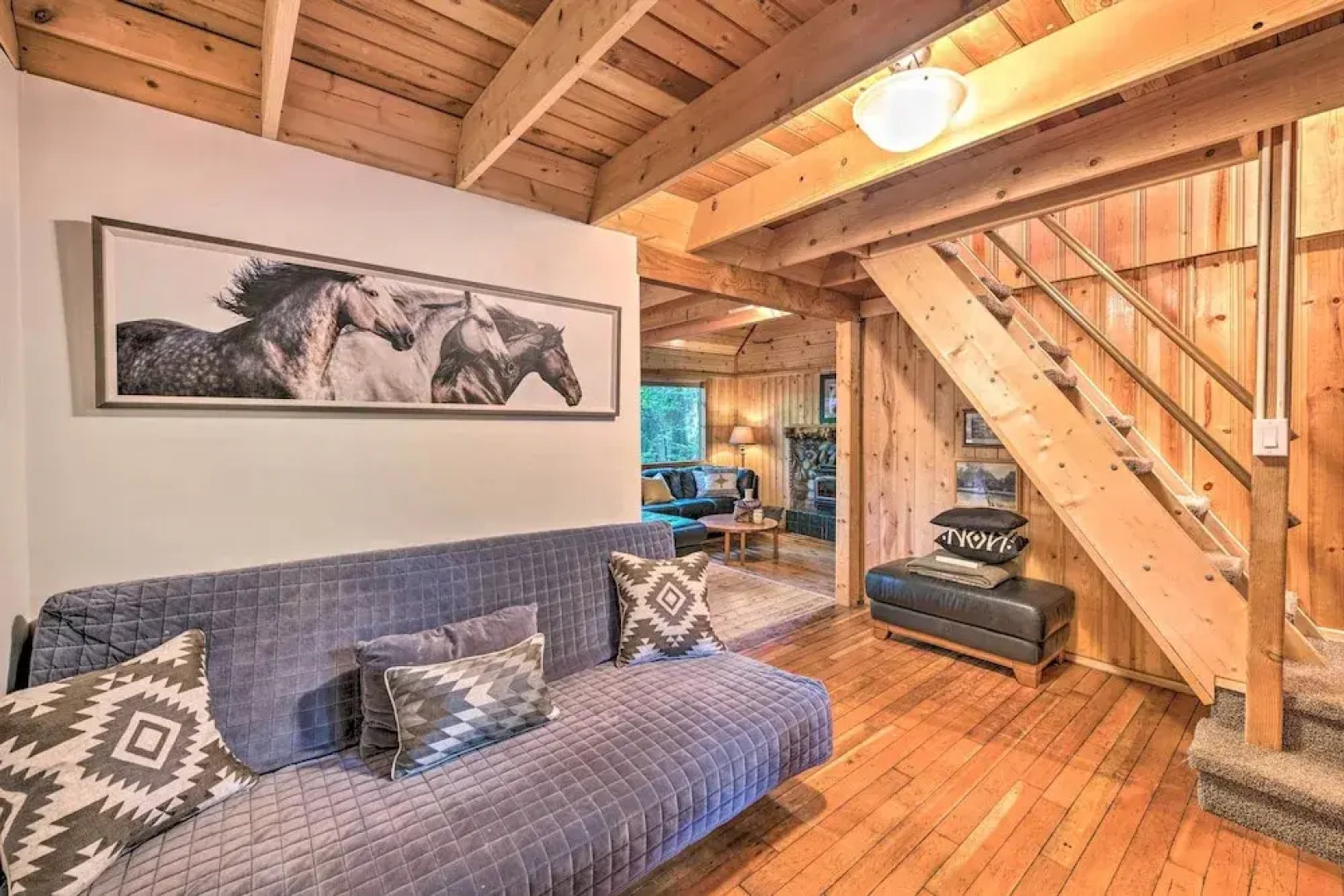 Three Enchanting Riverfront Cabins: Hot Tub Access